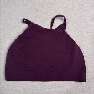 Lululemon purple razor back sports bra